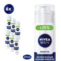 NIVEA MEN Sensitive - 6 x 250 ml - Scheerschuim