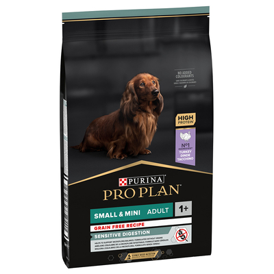 PURINA PRO PLAN Small & Mini Adult Sensitive Digestion Graanvrij Hondenvoer - 2 x 7 kg - hondenbrokken