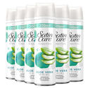 Gillette Satin Care Aloe Vera Glide scheergel - 6 x 200 ml - voordeelverpakking