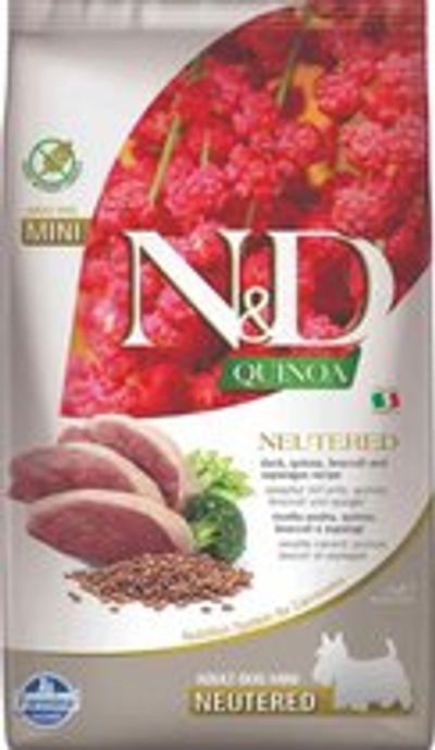 Voer Farmina N&D Volwassen Eend Broccoli 2,5 kg hondenbrokken