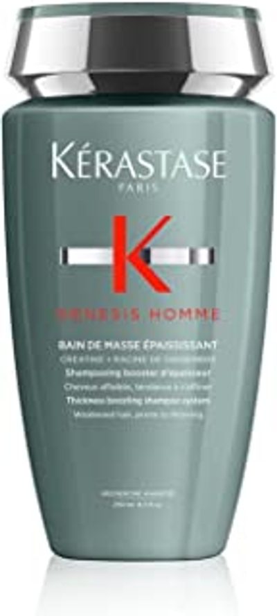 Kérastase Genesis Homme Bain De Masse Épaississant - Haar verdikkende shampoo voor manner - Voor verzwakt haar - 250ml