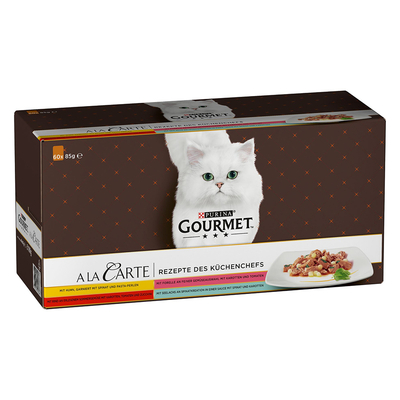 Gourmet à La Carte 60 x 85 gr  - natvoer katten