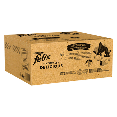 Megapack Felix Smaakvariaties van het land (80 x 80 g) - Smaakvariaties van het land (80 x 80 g) - natvoer katten
