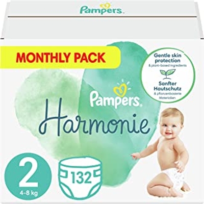 Pampers Harmonie  luiers maat 2 - 132 stuks
