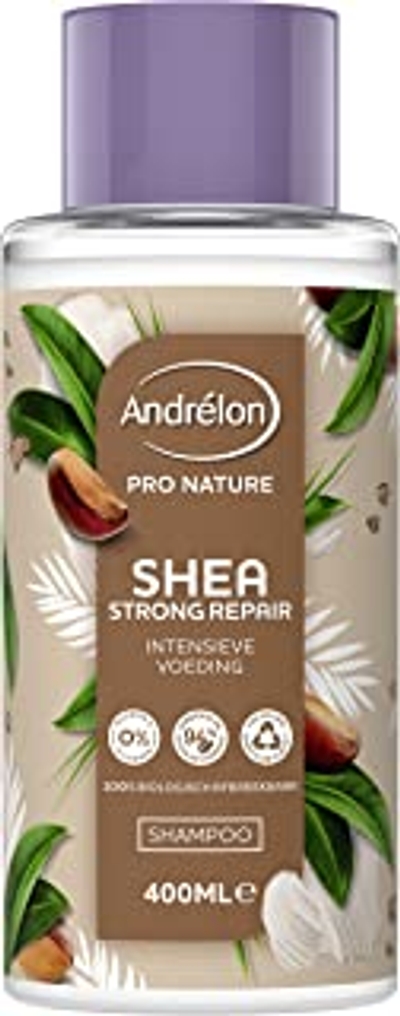 Andrélon Pro Nature Shea Strong Repair Shampoo, voedt en herstelt je haar - 400 ml