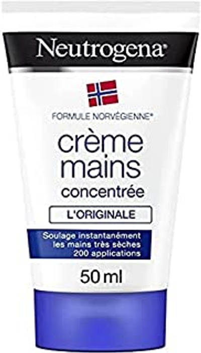 Neutrogena Noorse formule, hydraterende handcrème, geconcentreerd, verlicht onmiddellijk zeer droge handen, 50 ml