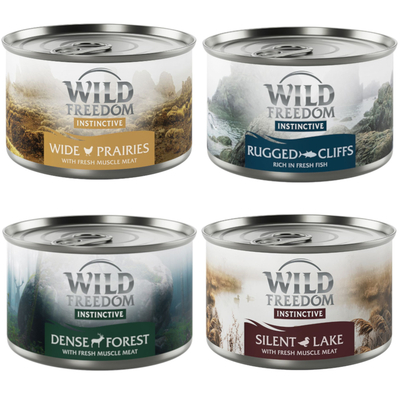 Wild Freedom Instinctive 6 x 140 g - Misty Mountains gemengd pakket - natvoer katten
