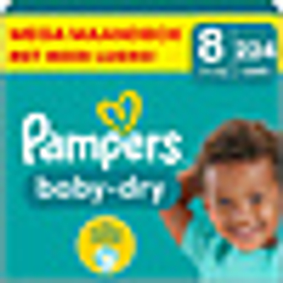 Pampers Baby Dry  luiers maat 8 - 224 stuks