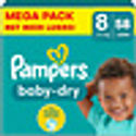 Pampers Baby Dry  luiers maat 8 - 56 stuks