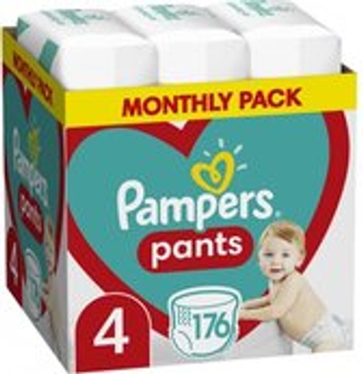 Pampers  luierbroekjes maat 4 - 176 stuks