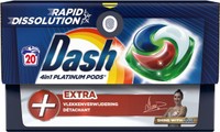 Dash 4-in-1 Platinum extra vlekkenverwijderende wascapsules - 20 wasbeurten
