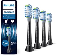 Philips C3 Plaque Defence zwarte opzetborstels - 4 stuks