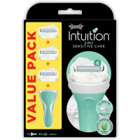 Wilkinson Intuition Sensitive Care scheersysteem + 3 navulmesjes
