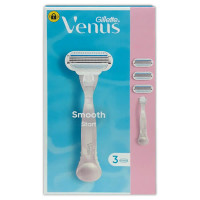 Gillette Venus Smooth Start scheersysteem + 3 mesjes