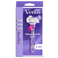 Gillette Venus Swirl Flexiball scheersysteem + 3 mesjes