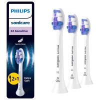 Philips S2 Sensitive opzetborstels - 3 stuks