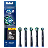Oral-B CrossAction zwarte opzetborstels - 5 stuks