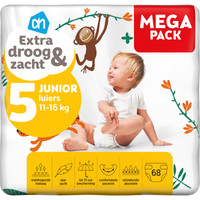 Albert Heijn Extra Droog & Zacht luiers maat 5 - 68 stuks