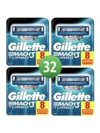 Gillette Mach3 Turbo - 32 scheermesjes
