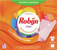 Robijn Classics Bonte wasmiddeldoekjes - 16 wasbeurten