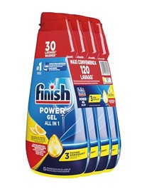 Finish Powergel citroen vloeibaar - 120 vaatwastabletten