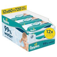 Pampers Harmonie Aqua 99% water babydoekjes - 720 stuks