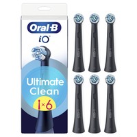 Oral-B iO Ultimate Clean zwarte opzetborstels - 6 stuks