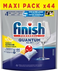 Finish Quantum Powerball all-in-one citroen - 44 vaatwastabletten