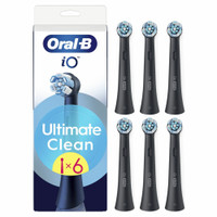 Oral-B iO Ultimate Clean zwarte opzetborstels - 6 stuks