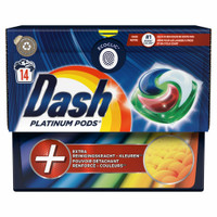 Dash Platinum wascapsules voor bonte was - 14 wasbeurten