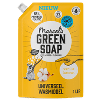 Marcel's Green Soap vanille & katoen wasmiddel - 23 wasbeurten