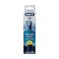 Oral-B iO Ultimate Clean zwarte opzetborstels - 4 stuks