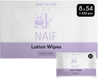Naïf Baby & Kids Lotion babydoekjes - 432 stuks