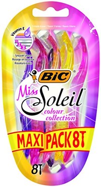 BIC Soleil Miss Colour Collection Triple Blade - 8 wegwerpmesjes