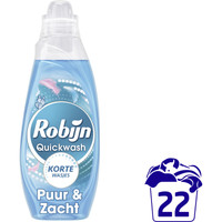Robijn Quickwash Puur & Zacht wasmiddel - 22 wasbeurten