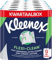 Kleenex Flexi Clean keukenpapier - 12 rollen
