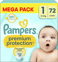 Pampers Premium Protection luiers maat 1 - 72 stuks