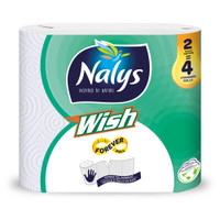 Nalys Wish dubbelrol keukenpapier - 2 rollen