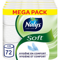 Nalys Soft Hybride toiletpapier 2-laags - 72 rollen