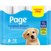 Page Compleet Schoon toiletpapier 2-laags - 12 rollen