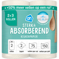 Albert Heijn Sterk & Absorberend keukenpapier - 2 rollen