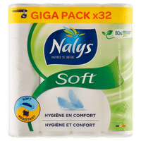 Nalys Soft hybride toiletpapier 2-laags - 32 rollen