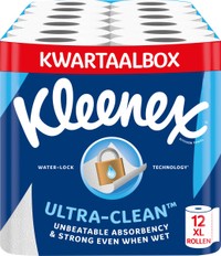 Kleenex Ultra Clean Maxi XL keukenpapier - 12 rollen