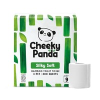 Cheeky Panda Bamboe toiletpapier 3-laags - 9 rollen