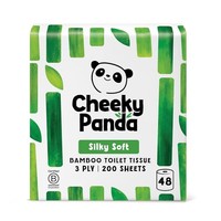 Cheeky Panda Bamboe super sterk toiletpapier 3-laags - 48 rollen
