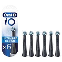 Oral-B iO Ultimate Clean zwarte opzetborstels - 6 stuks
