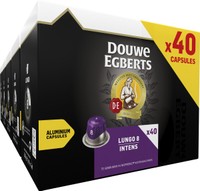 Douwe Egberts Lungo Intens koffiecups - 200 stuks