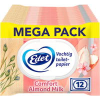 Edet Amandel Melk vochtig toiletpapier - 504 vellen