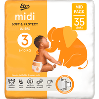 Etos Soft & Protect luiers maat 3 - 35 stuks