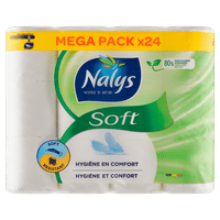 Nalys Soft hybride toiletpapier 2-laags - 24 rollen